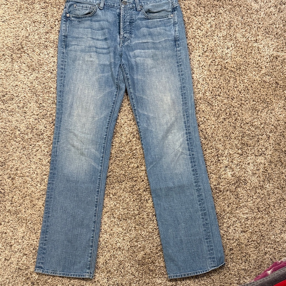 7 For All Mankind Light Blue Denim Jeans